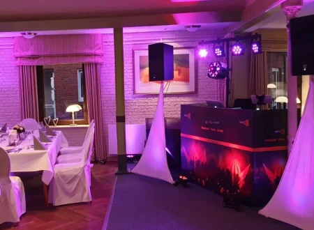 DJ-Hochzeit-Aufbau